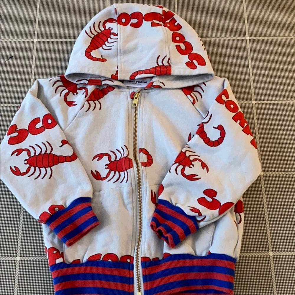Mini Rodini Scorpio sweatshirt 104/110 NWOT